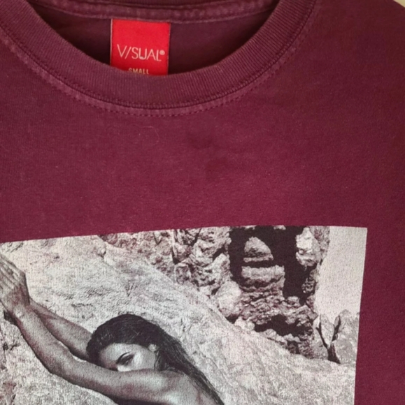 PacSun Visual x Van Styles Model Print T-Shirt Adult Small V/SUAL Photography - Picture 3 of 8